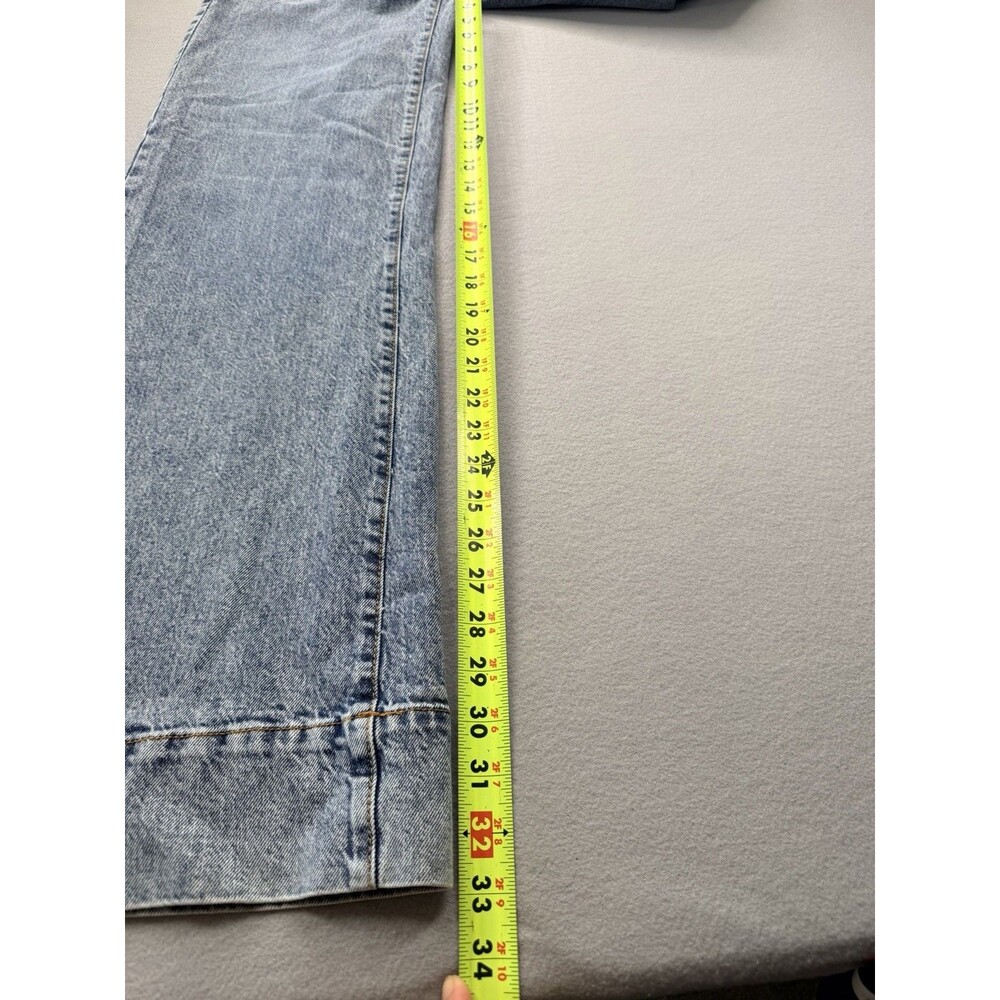 Habitual Women’s Wide Leg Jeans Size 26 High Rise Light Wash Blue Denim Pants - Picture 15 of 16
